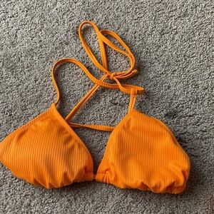 Wild Fable Bright Orange Bikini Top